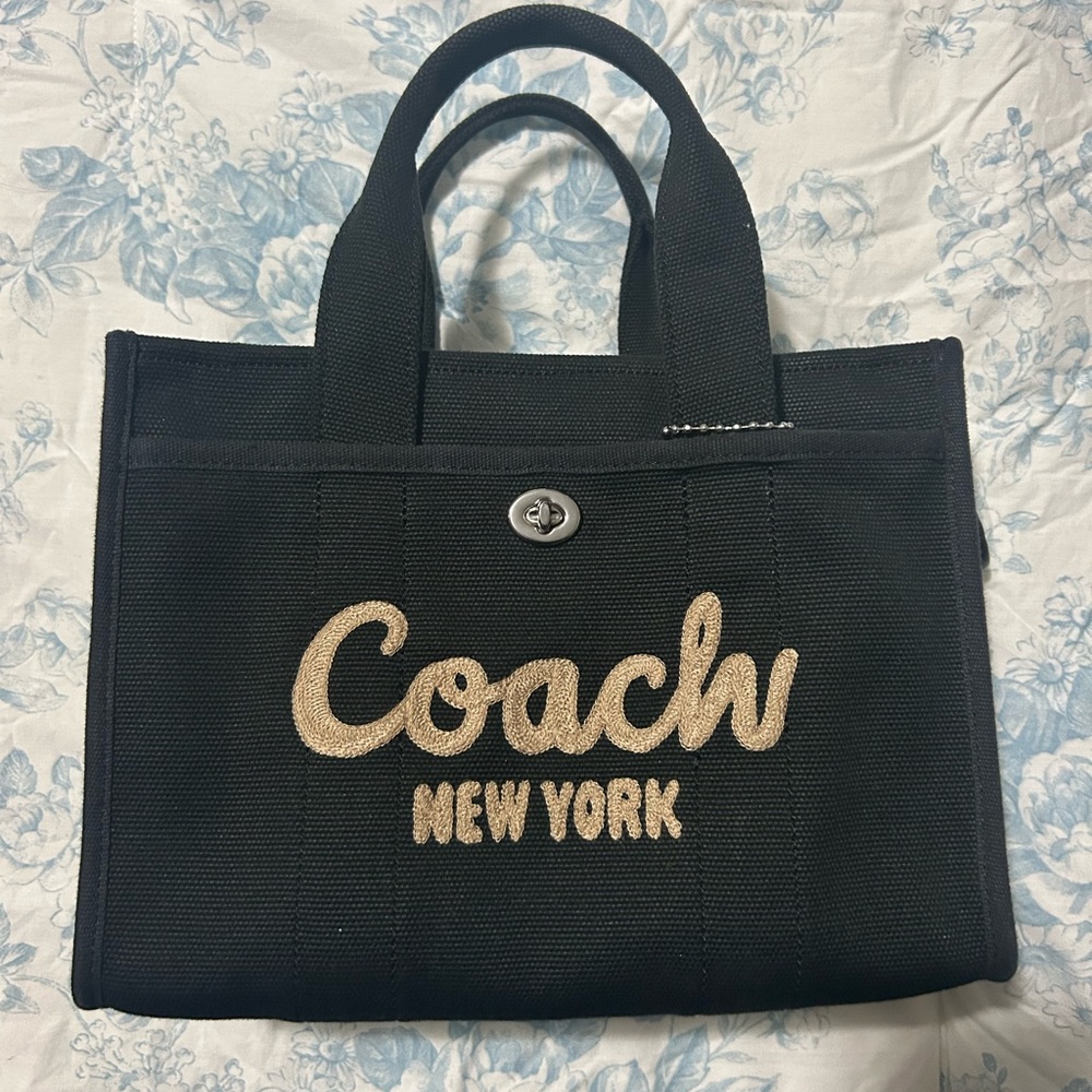 Coach Cargo 26 Black Tote Bag